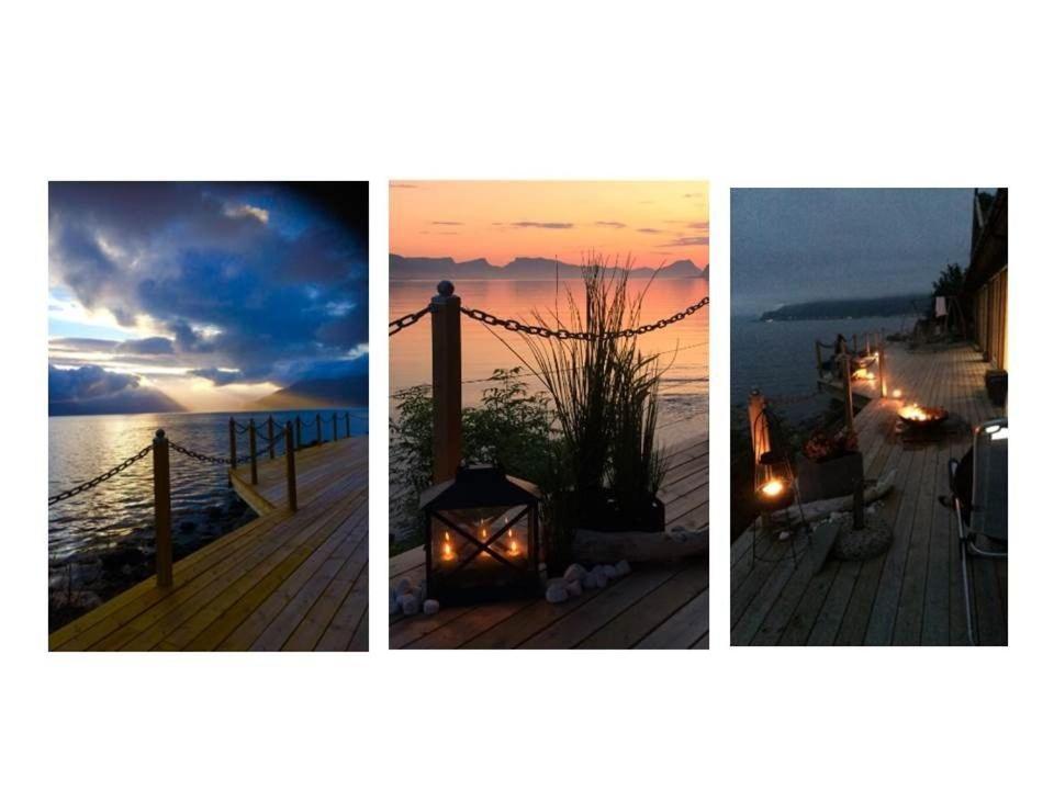 Smastranda Fjord Lodge Aheim エクステリア 写真