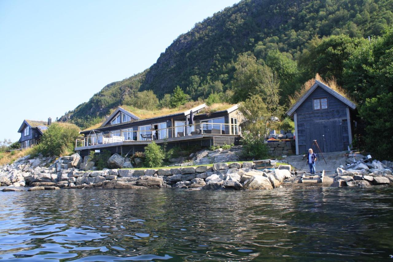 Smastranda Fjord Lodge Aheim エクステリア 写真