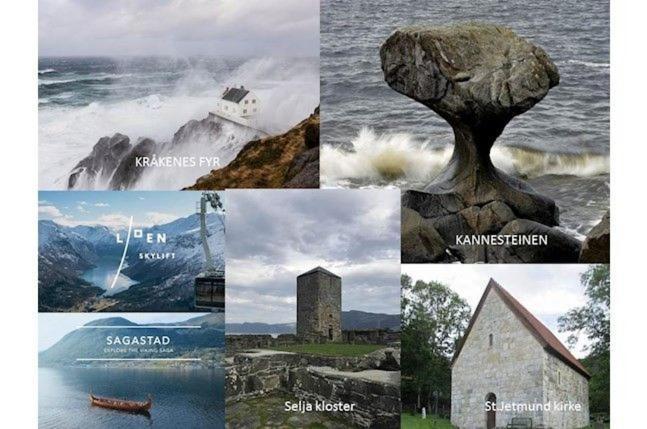 Smastranda Fjord Lodge Aheim エクステリア 写真