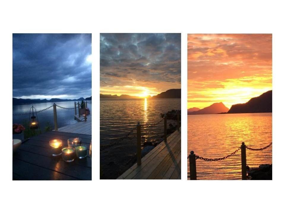 Smastranda Fjord Lodge Aheim エクステリア 写真